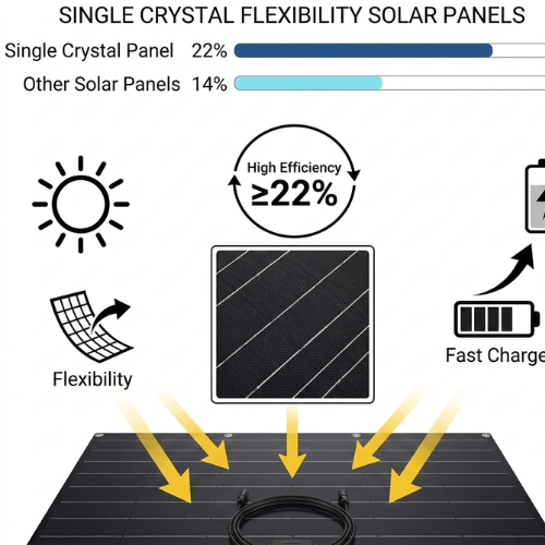 2400W Flexible Solar Panel Kit with Inverter