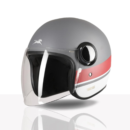 TVS Silk Route Open Face Helmet